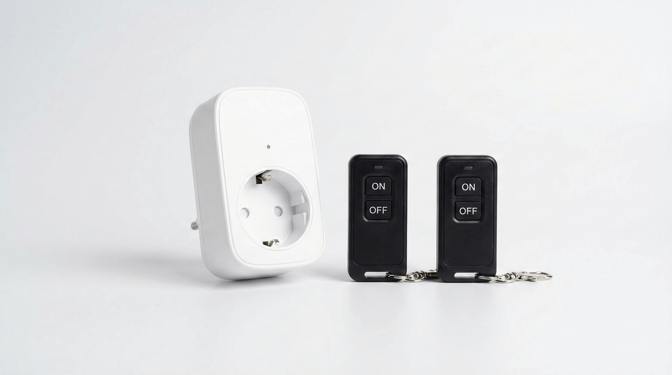 433MHz remote controlled socket with remotes for fog generator control