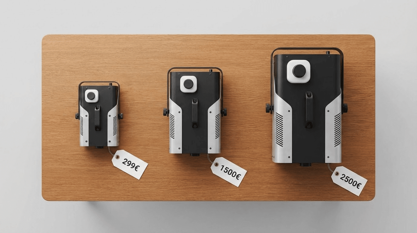 Comparatif des prix des générateurs de brouillard anti-cambriolage en 2026