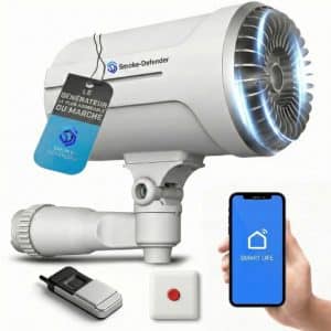 générateur de brouillard avec télécommande et interrupteur