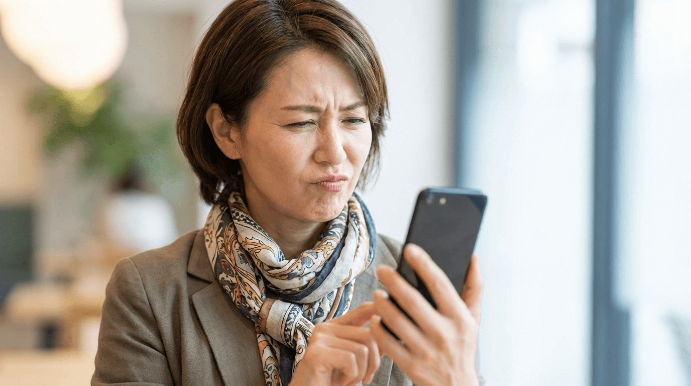 Personne sceptique réfléchissant avant d'acheter