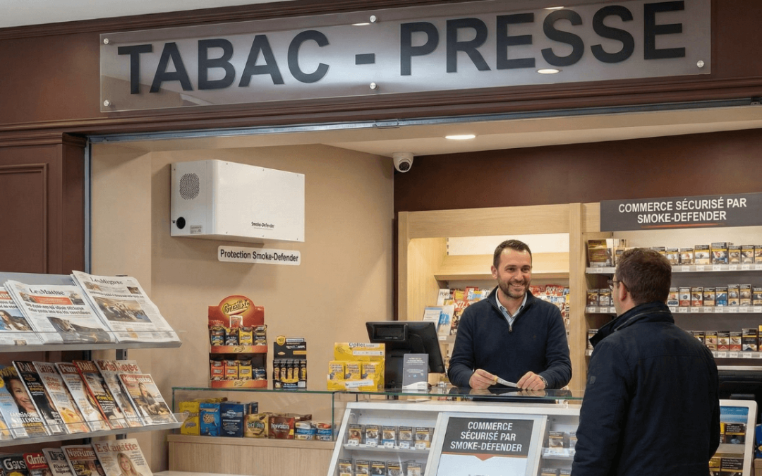 Protection bureau de tabac contre cambriolages