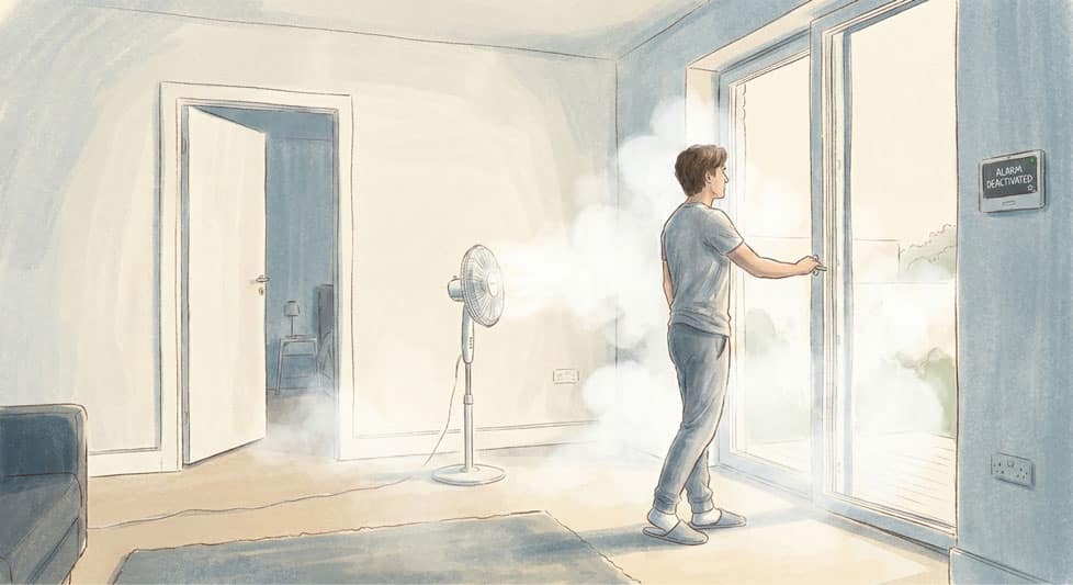 Aération - dissipation du brouillard anti cambriolage