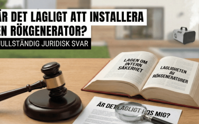 Är en dimgenerator laglig i Sverige? Komplett guide (bostad, företag, publika lokaler)