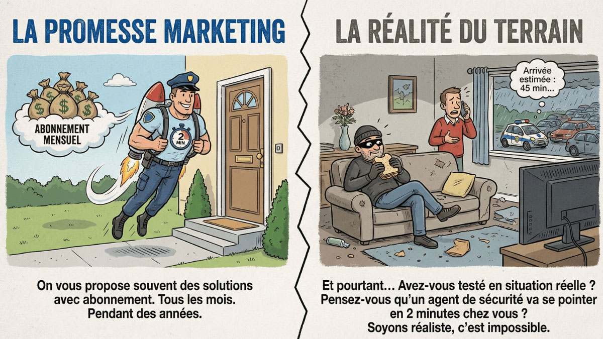 promesse marketing de sécurité