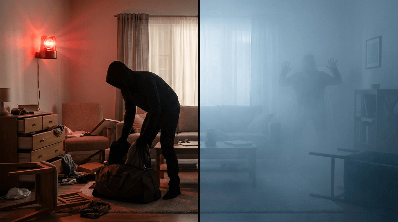 Comparatif alarme brouillard versus alarme classique