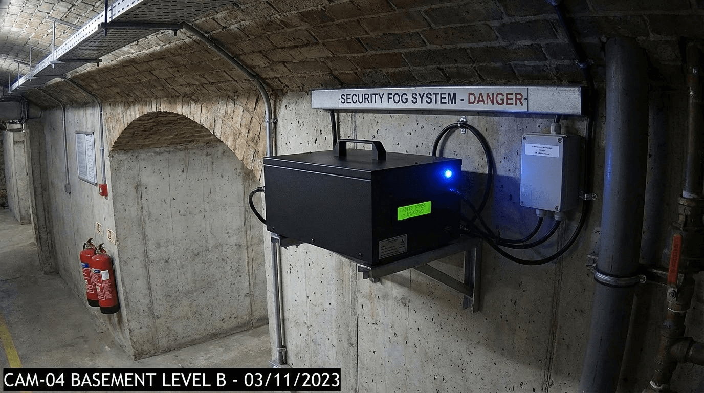 Smoke Defender fog generator installed in garage without WiFi connection