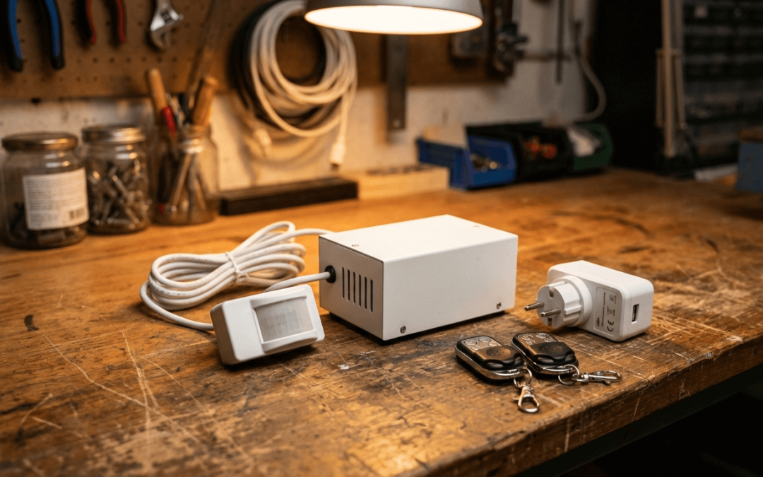Pack Smoke-Defender sans WiFi avec détecteur filaire 12V et prise RF 433MHz