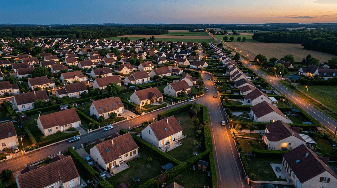Bostadsområde i Sverige med risk för inbrott